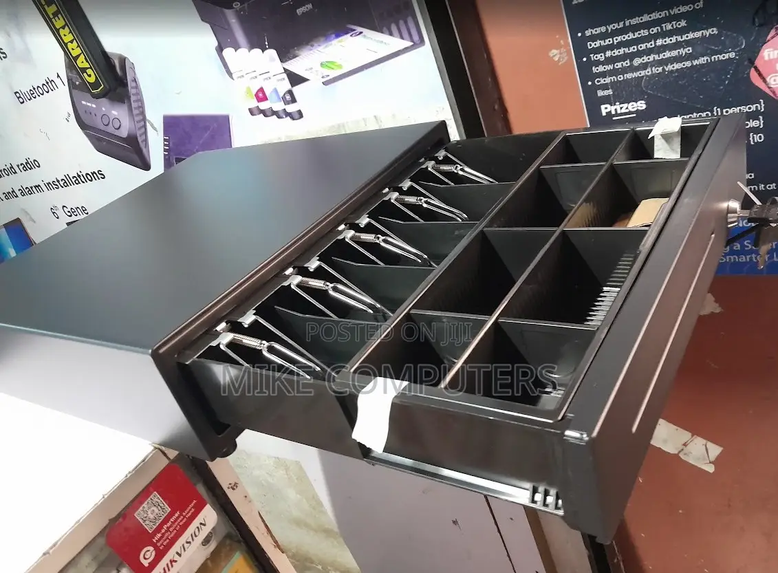 Lockable Cash Drawer Cash Drawer Box With Key 5 Tray