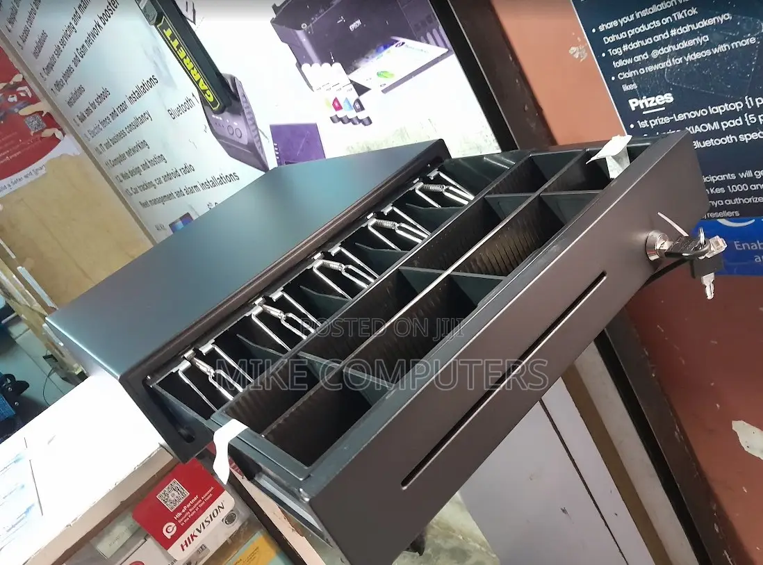 Pos Automatic Cash Drawer With Adjustable Coin Slots