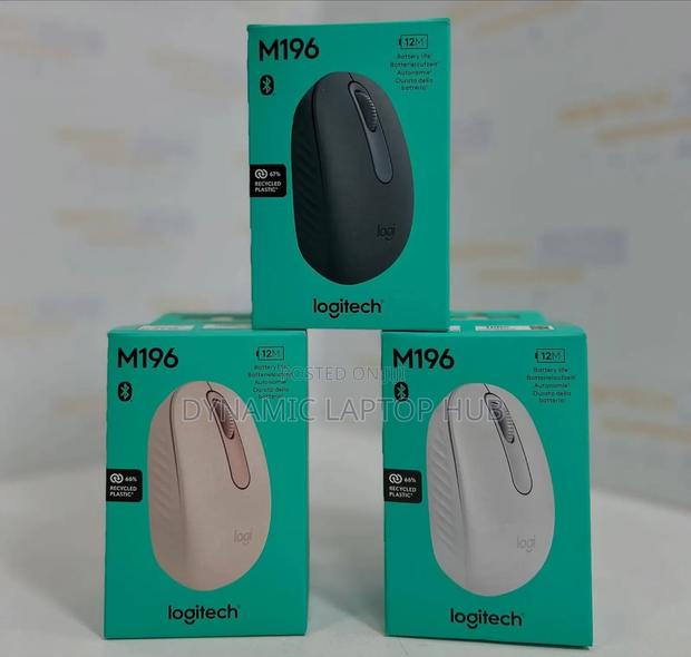 Logitech M196 Black White - main view