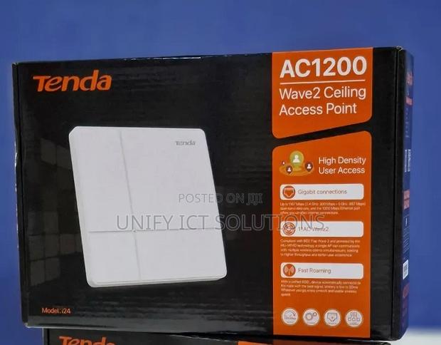 Tenda I24 Ac1200 Dual Band Wave 2 Poe Access Point \\ I24
