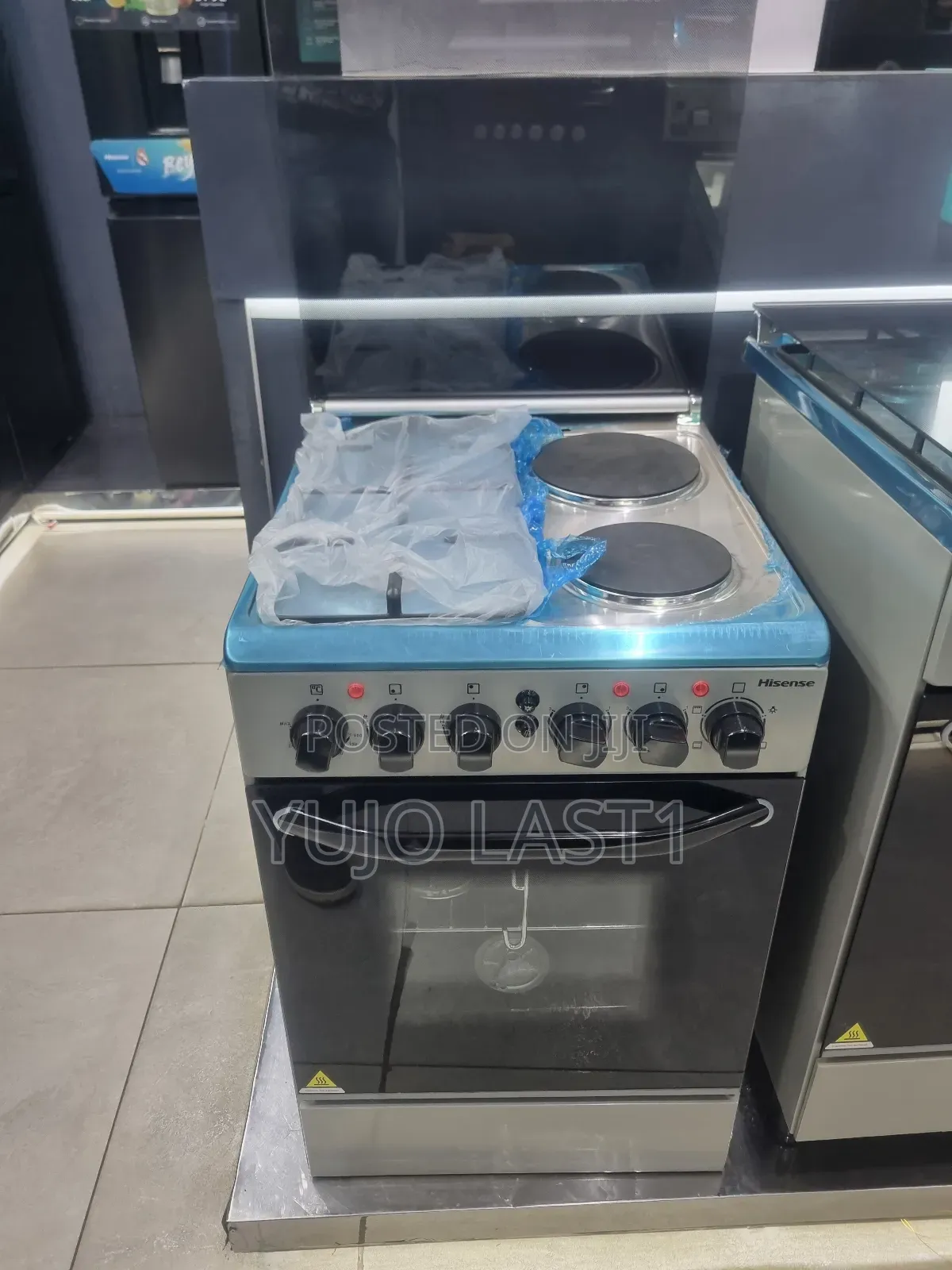 Hisense Standing Cooker Hf522gees 50x60cm 2 Gas 2 Electric Burners