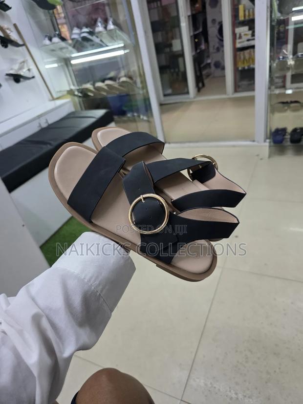 Leather Strap Sandals - thumbnail 4