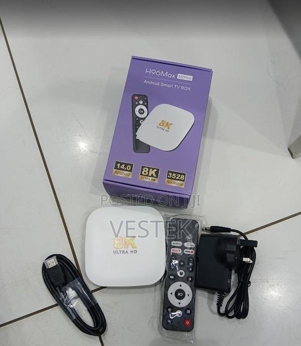 Android 14 Smart Tv Box H96max Ultrahd 4gb Ram 32gb Storage - main view