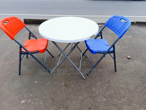 Modern Foldable Dining Set - main view