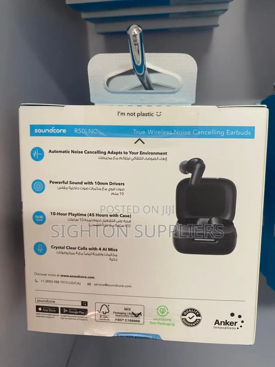 Anker Soundcore R50i Nc True Wireless Noise Cancelling Earbuds