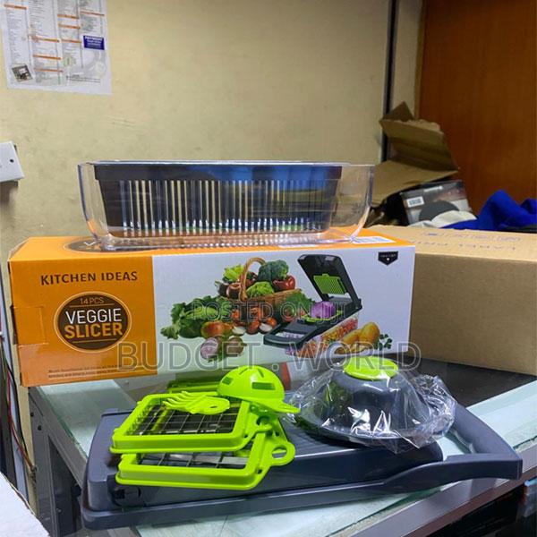 8 Blades14 in 1 Veggie Chopper, Multifunctional Food Cutter