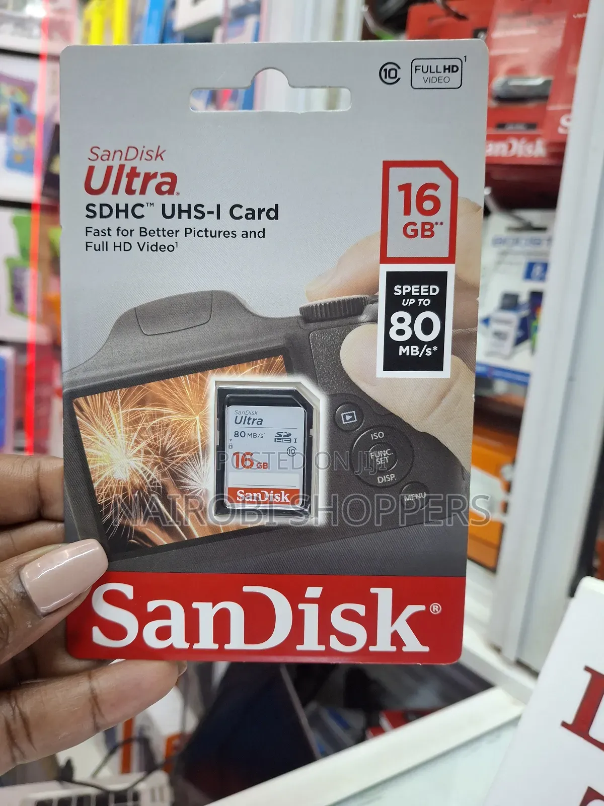 Memory Card /Sandisk 16 Gb Memory Card Full Hd