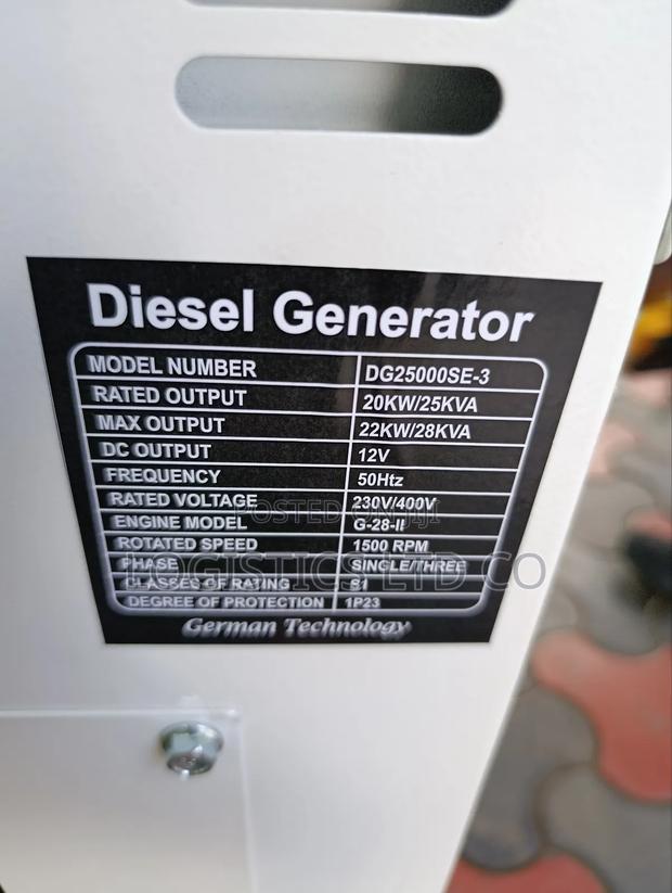 Pulsar 20kva Single/3 Phase Super Silent Diesel Generator - thumbnail 2