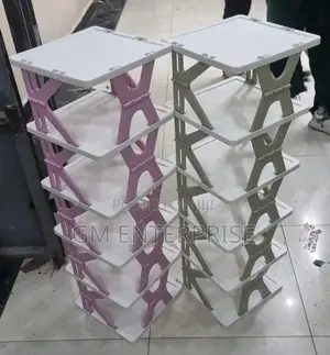 6 Layer Foldable Retracting Shoe Rack