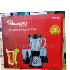 *Ramtons 3in1 Blender, Chopper and Grinder Stainless Steel Body