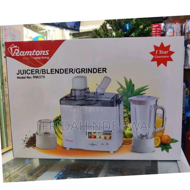 *Ramtons 3in1 Juicer, Blender and Grinder Rm278