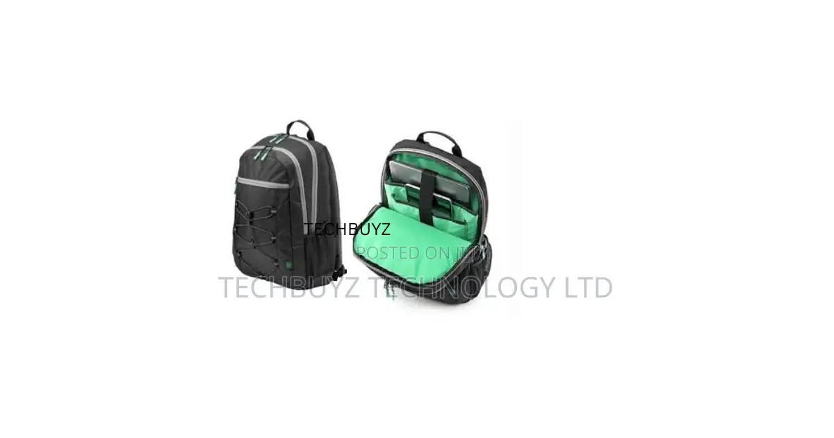 Hp 15.6" Active Backpack - Black/Mint Green