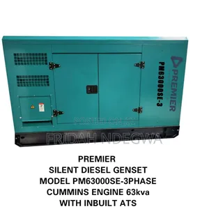 Premier Silent Diesel Genset Model Pm63000se