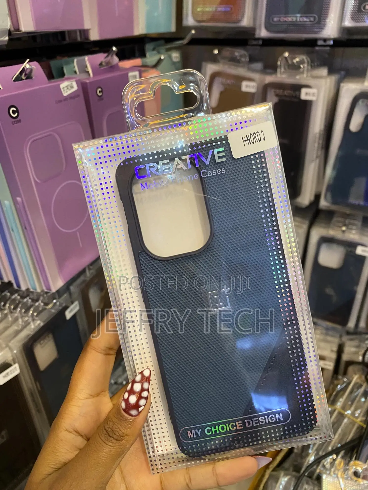 Vakuu Thread Leather Back Cover Case for Oneplus Nord 3