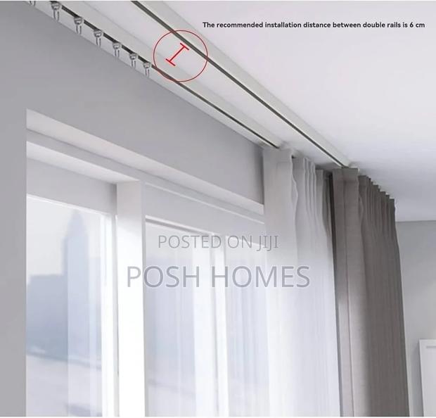 Non Bendable Double Curtain Tracks - main view