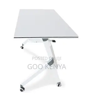 Office Desk; Smooth Surface Movable Folding Office Table