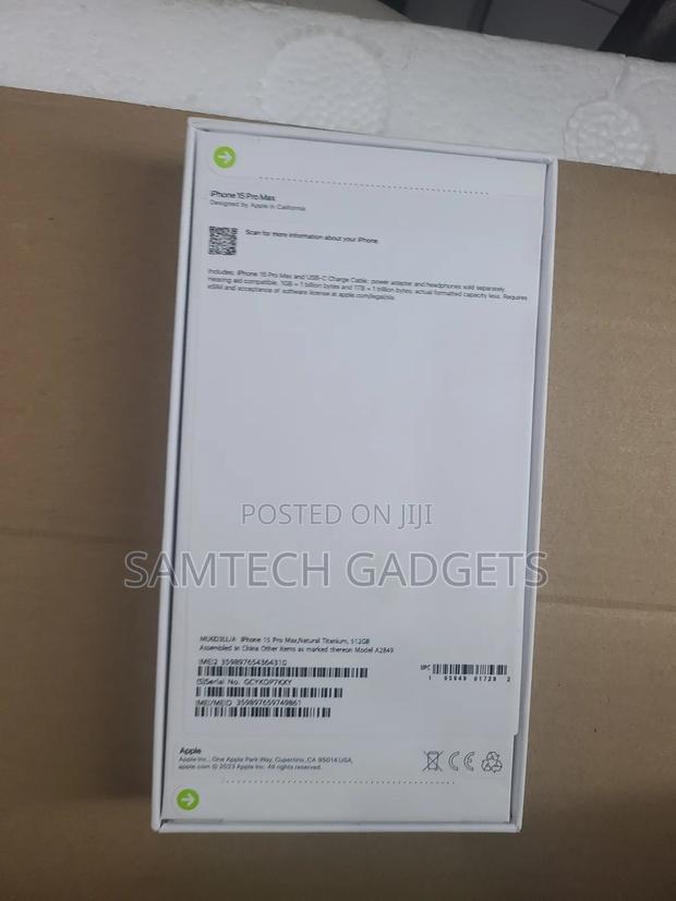 New Apple iPhone 15 Pro Max 256 GB Silver - thumbnail 4