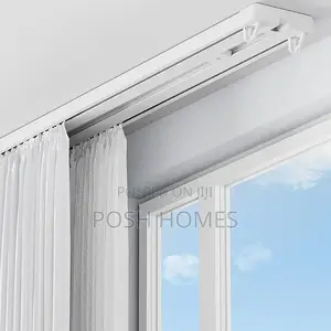Easy to Mount PVC Double Curtain Rails