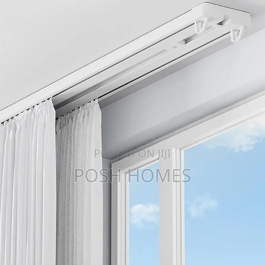 Easy to Mount PVC Double Curtain Rails