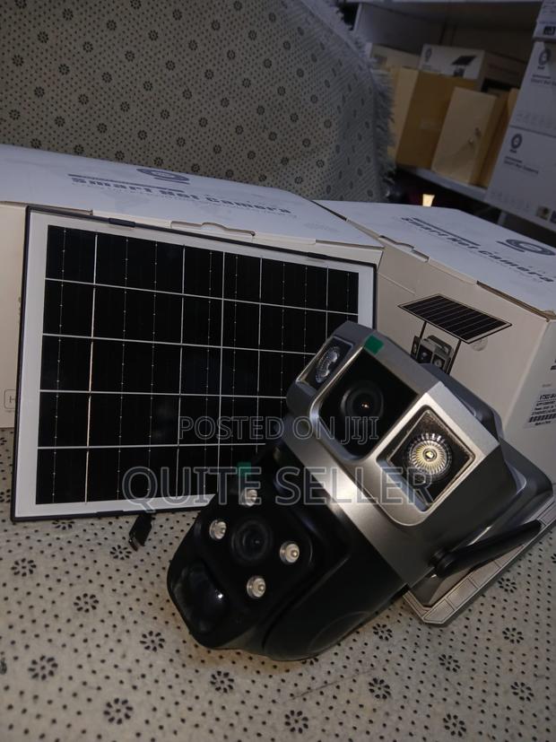 2dual Lens V380 Pro 4g Camera Solar Powered Monitoring Camera Wireless