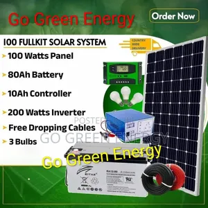 100w Powerful Solar Kit