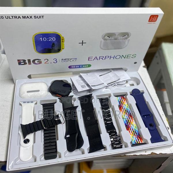 7 Decorated Straps Bt Calling Smartwatch With Amoled 10-in-1 Set - main view