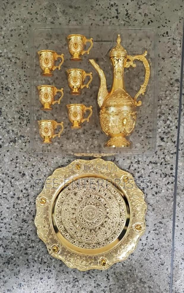 8pcs Elegant Luxury Arabic Coffee Set - main view