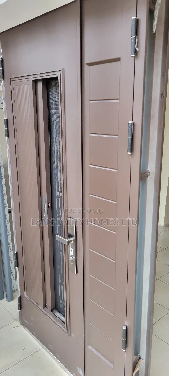 Main Entrance Door With Mini Sliding Soor