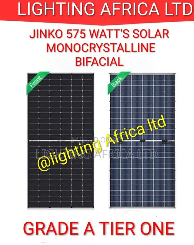 575 Watts Bifacial Monocrystalline Solar Panel - main view
