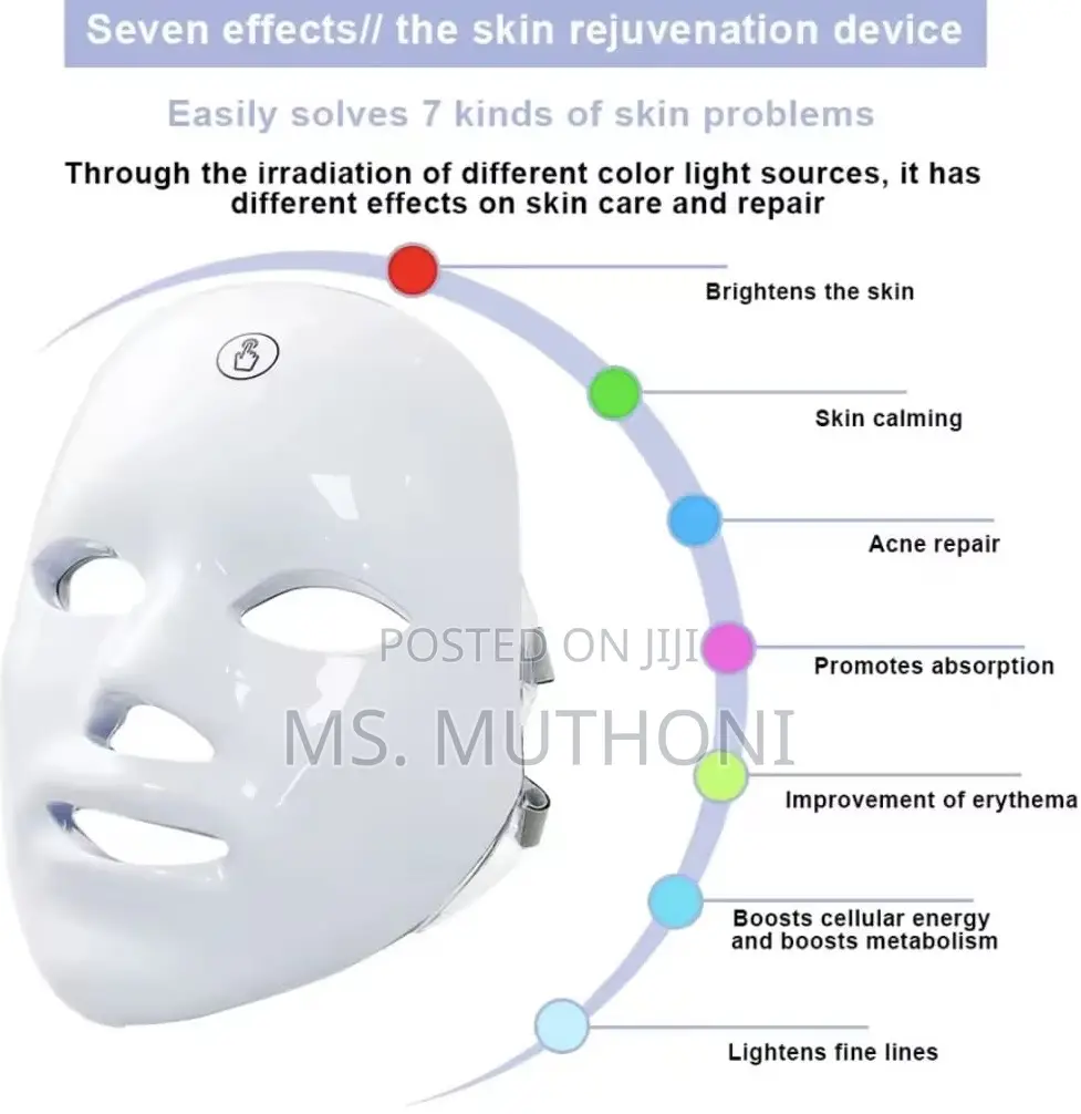 Original Red Light Mask for Face Facial Mask Skincare at Home,