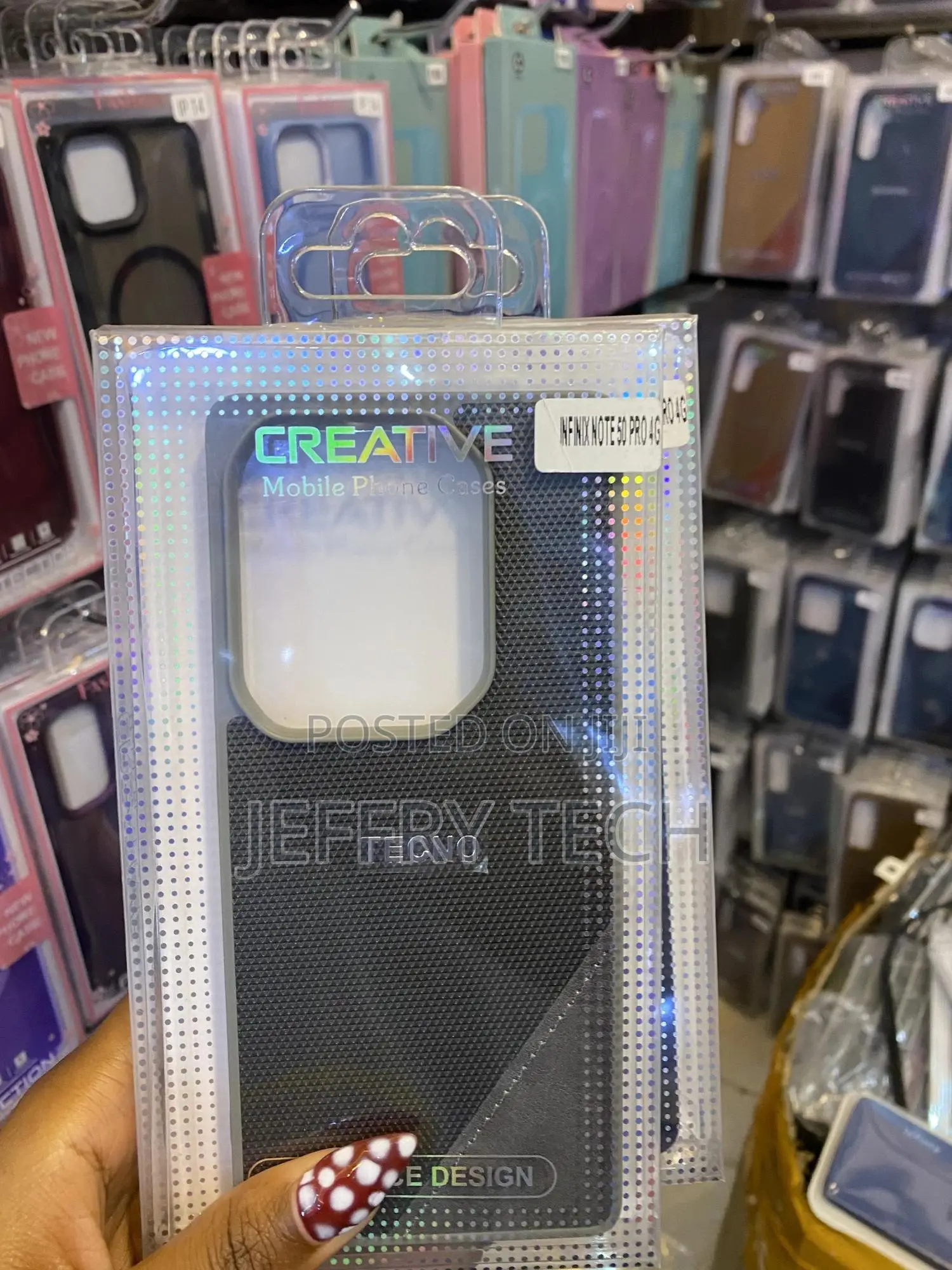 Waiqui Leather Back Case for Infinix Note 50 Pro 4g