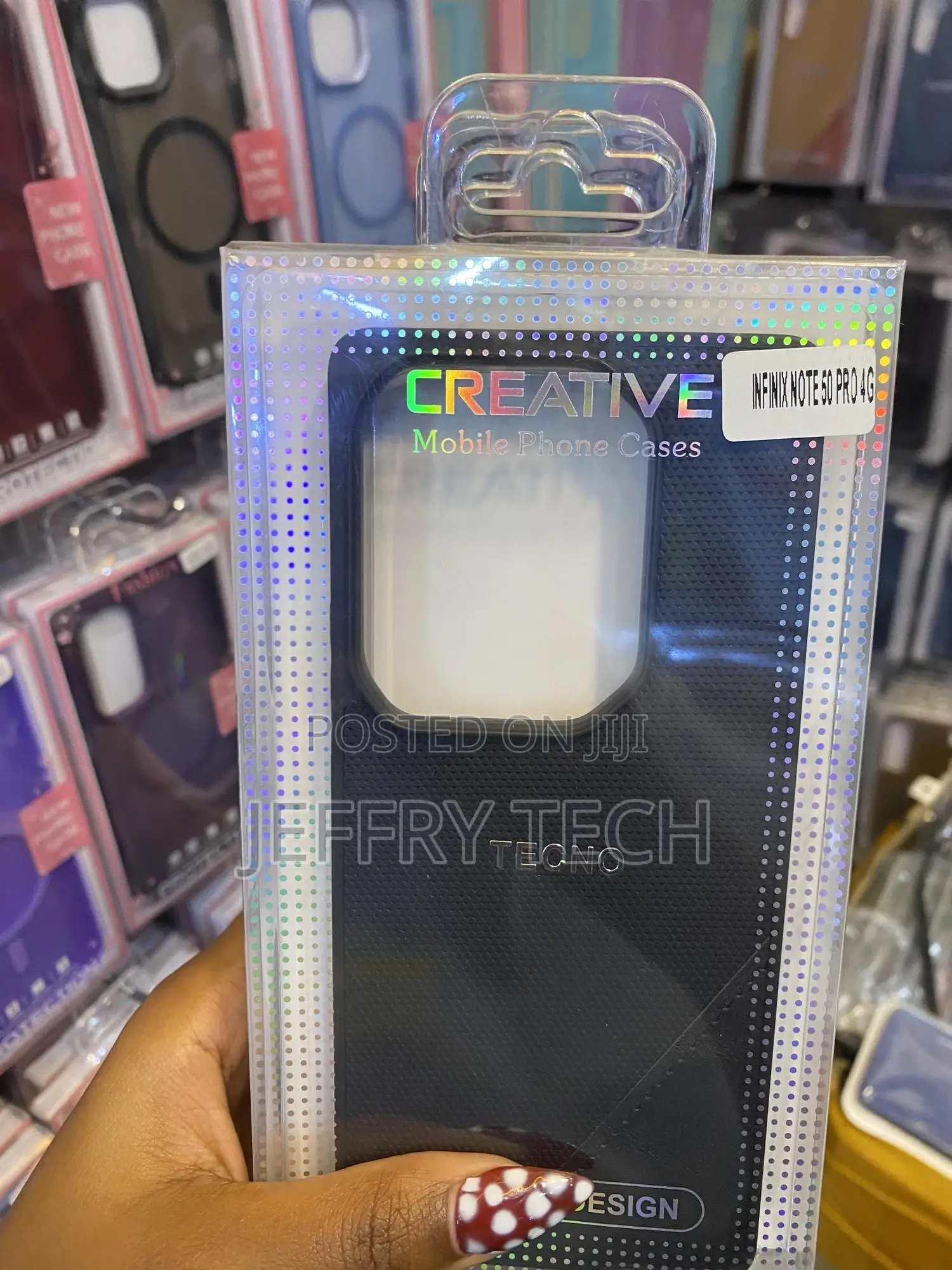 Huiyi Nfinix Note 50 Pro 4g Leather Back Phone Case