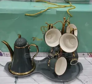 9 PCS Rotating Tray Tea Set