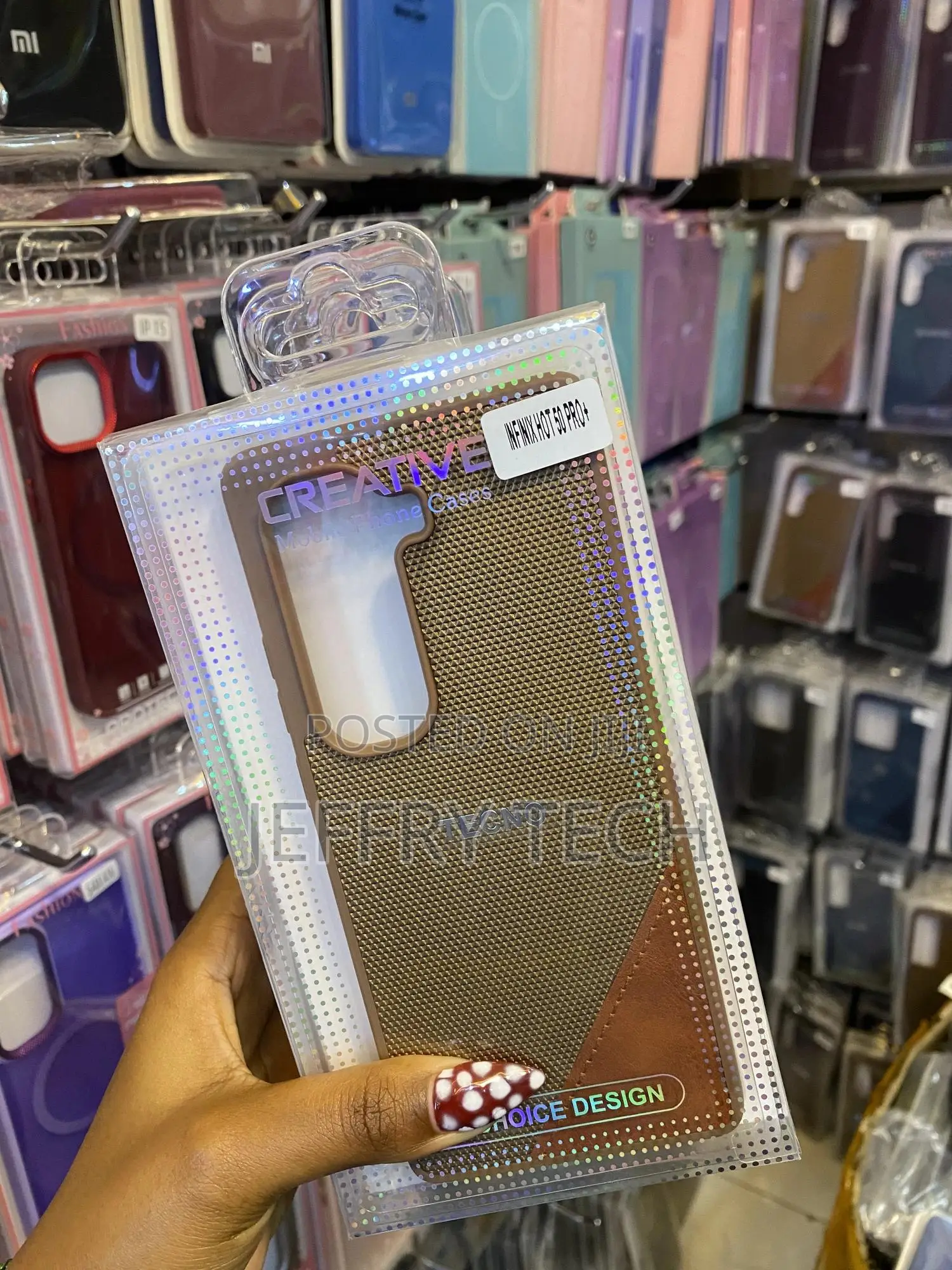 Fegish Infinix Hot 50 Pro Plus 4g Case Shockproof Pu Leather