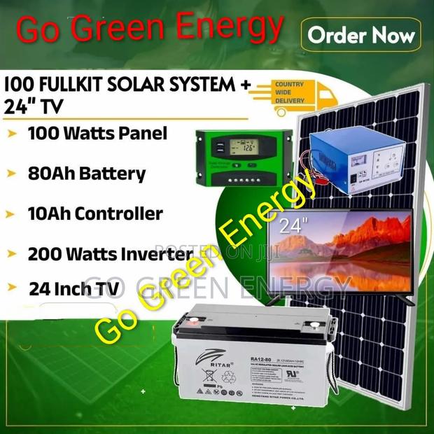 100w Solar Kit +24"Tv - main view