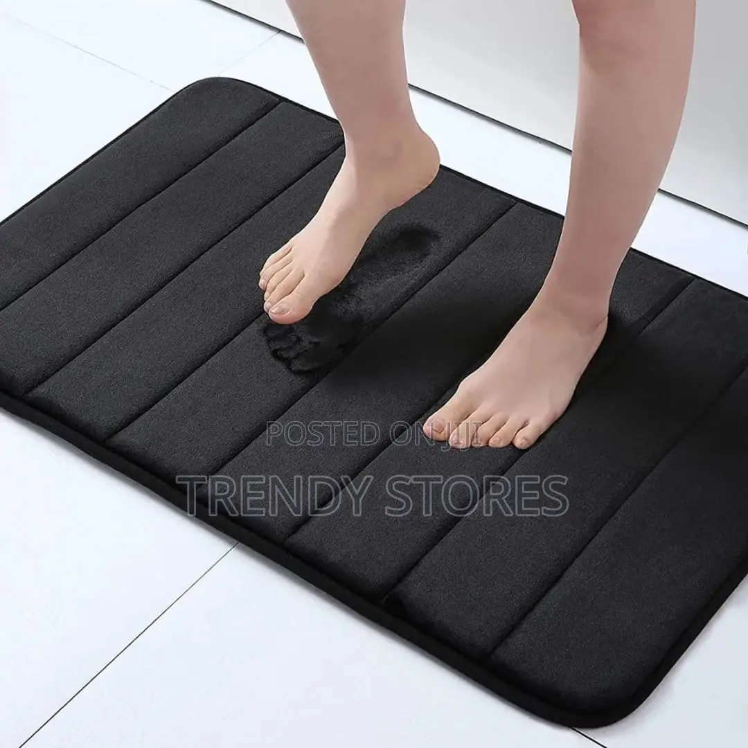 Non Slip, Absorbent Microfiber Door Mat/ Bathroom Mat
