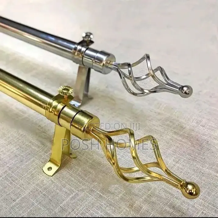 Imported Golden and Silver Curtain Rails