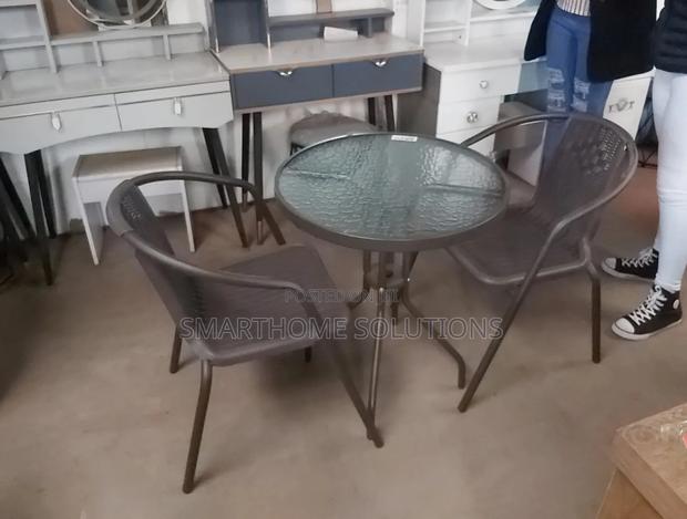 Executive 2 Seater Outdoor/Balcony Set Fully Metallic