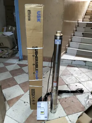 New Usk Submersible Water Pump 2 Hp 150 M Deep + Control Box
