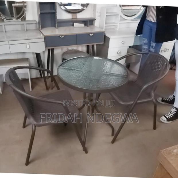 Executive 2 Seater Outdoor/Balcony Set Fully Metallic