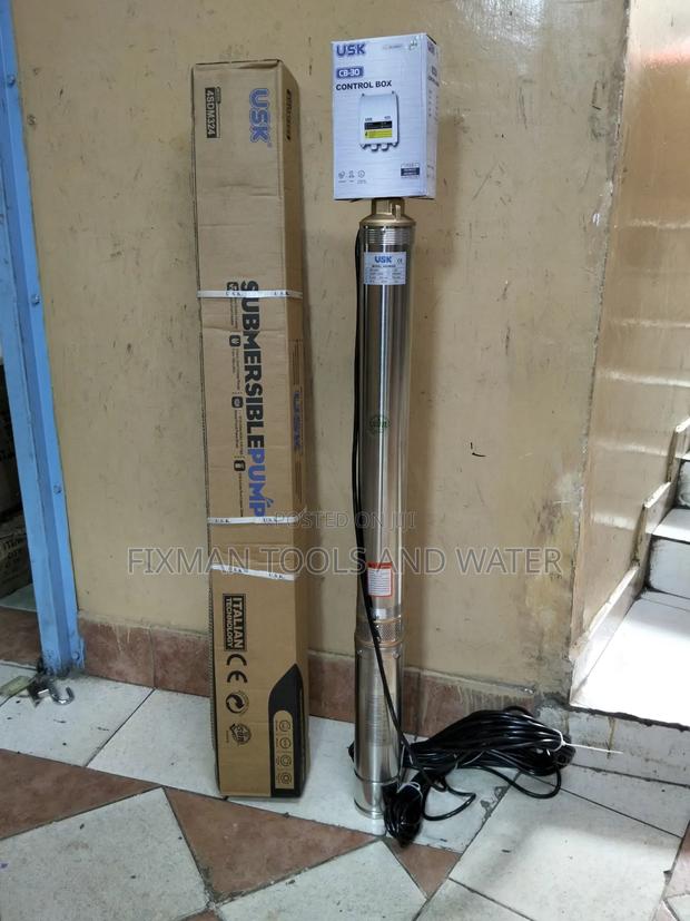 Deep Well Usk Submersible Water Pump 2 Hp 150m High Pressure