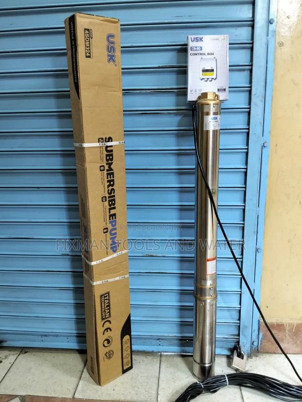 Approved Usk 2 Hp Submersible Water Pump 150m + Control Box - main view