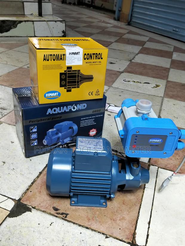 Domestic Flats Aquapond Booster Pump 1 Hp 60m Head And Control Switch