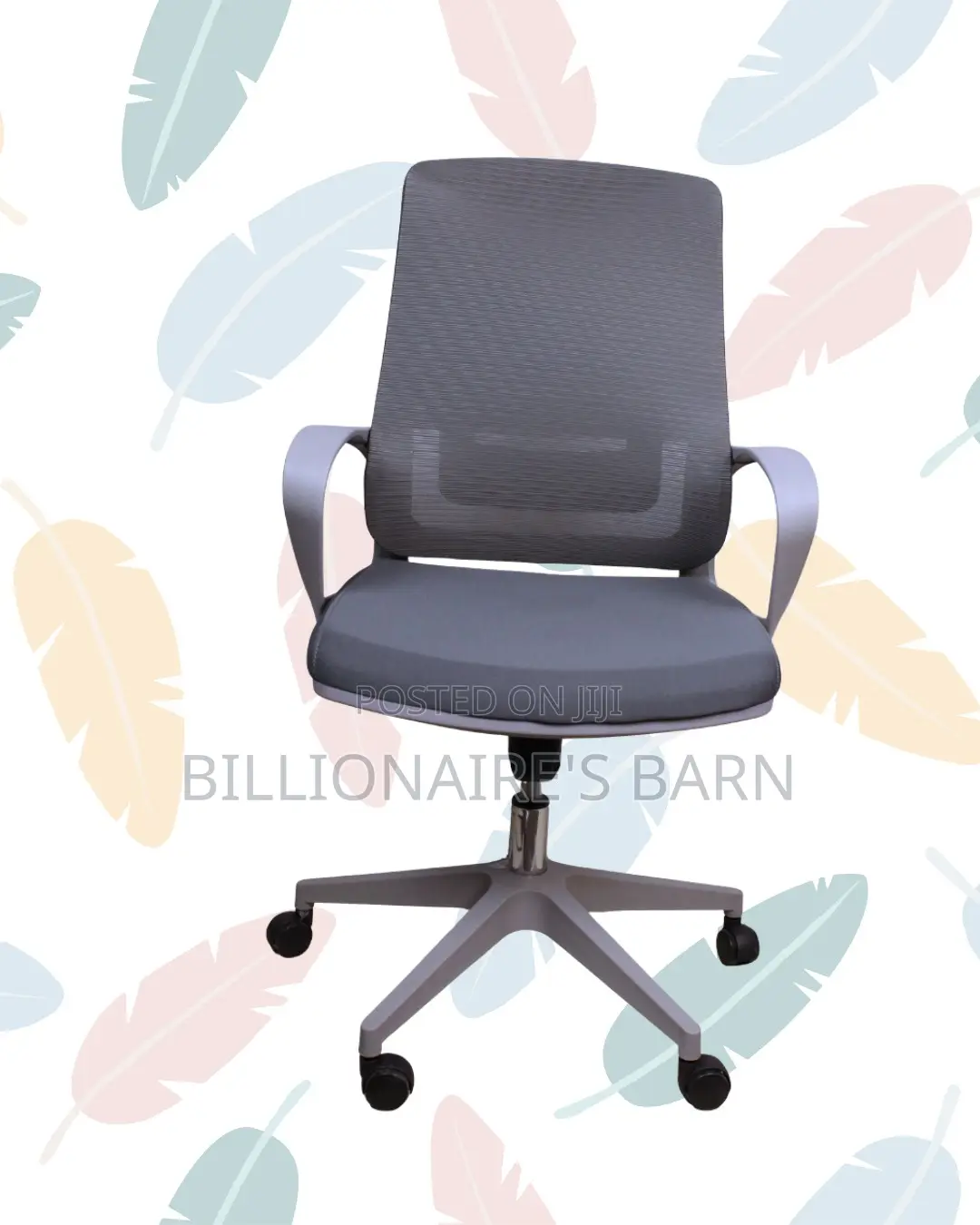 Durable Mechanism Grey | Chair Mesh | Perfect for Home Office