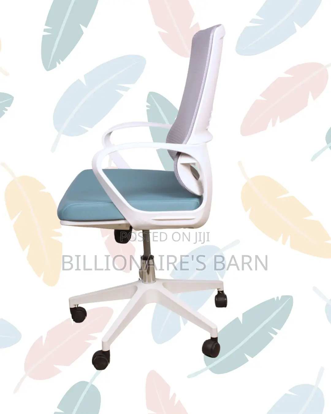 Durable White Mesh Chair Ergonomic | Comfort Meets Style