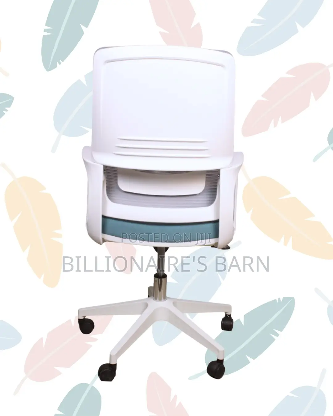 Durable White Mesh Chair Ergonomic | Comfort Meets Style