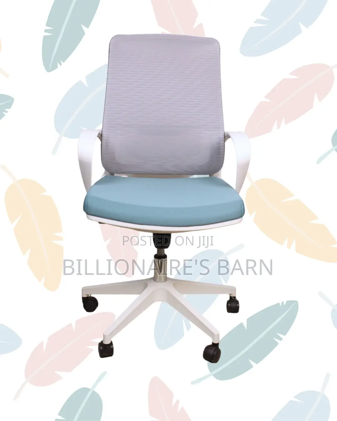 Durable White Mesh Chair Ergonomic | Comfort Meets Style