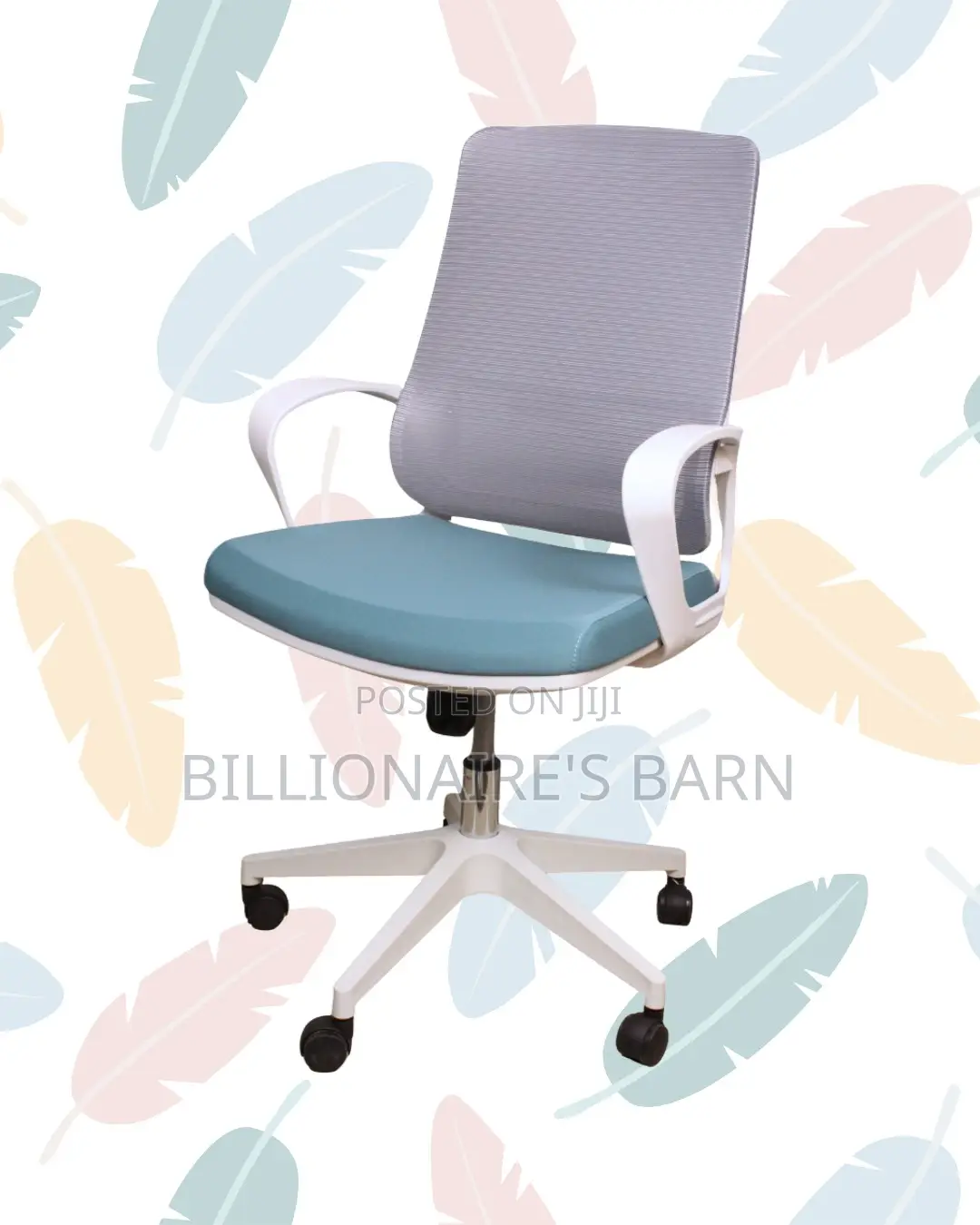 Durable White Mesh Chair Ergonomic | Comfort Meets Style