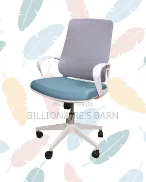 Durable White Mesh Chair Ergonomic | Comfort Meets Style
