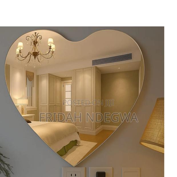 Heart Shaped Acrylic Mirror